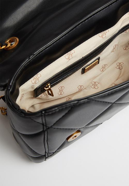 GUESS - Cessily convertible xbody flap - black