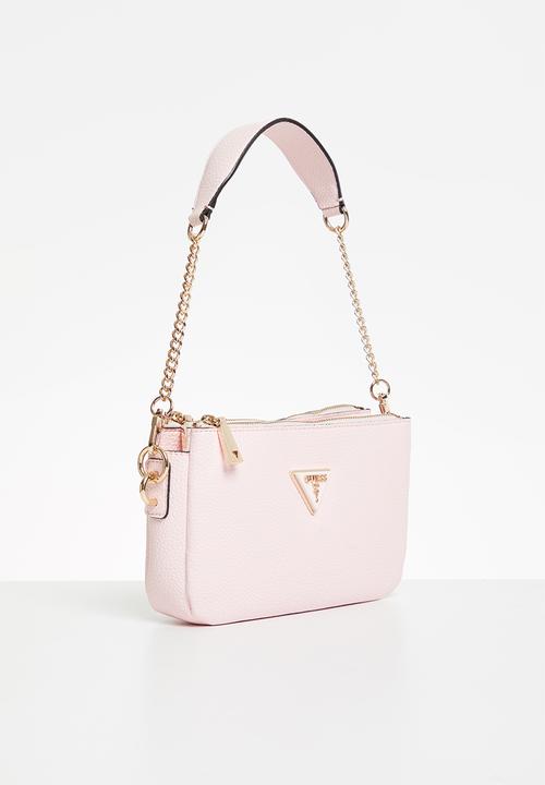 GUESS - Downtown chic flap shoulder bag - powder pink