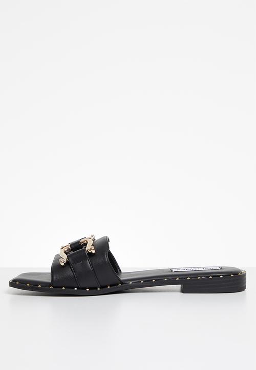 Steve Madden - Trefoil slide - black