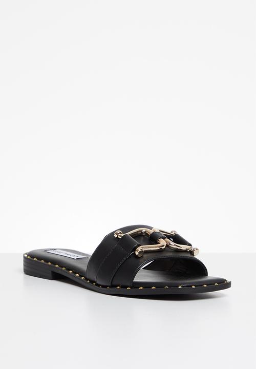 Steve Madden - Trefoil slide - black