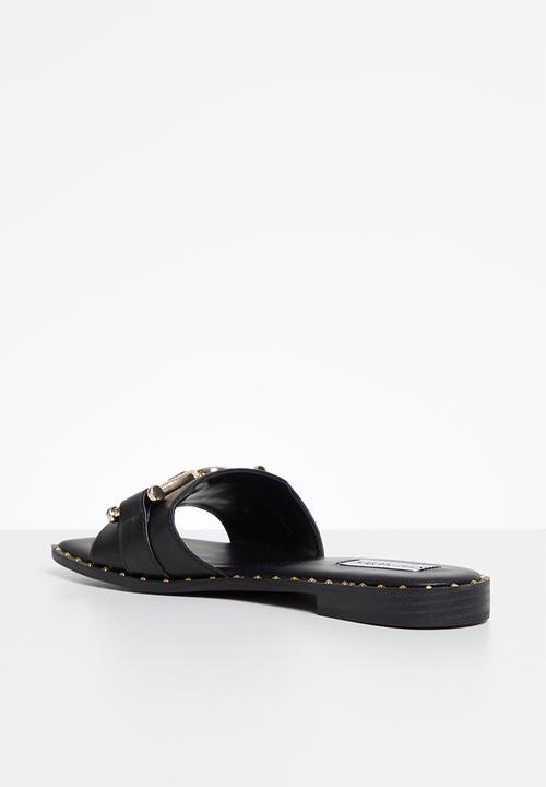 Steve Madden - Trefoil slide - black