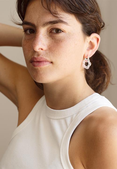 Pina Jewels - Daisy charm - pink heart conf