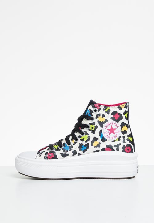 Converse - Chuck taylor all star move hi - egret/prime pink/black