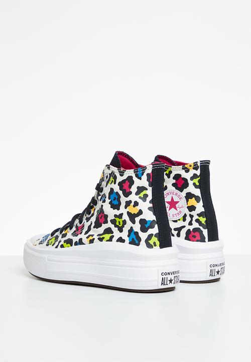 Converse - Chuck taylor all star move hi - egret/prime pink/black