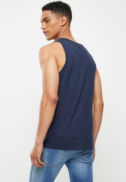 Aca Joe - Hd flat printed vest - estate blue