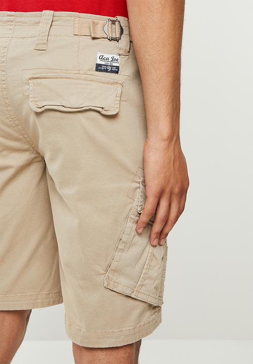 Aca Joe - Aca joe cargo shorts - stone