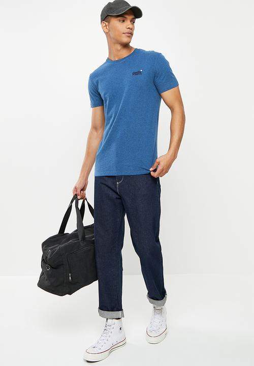 Superdry. - Ol vintage emb tee - ketion blue marl