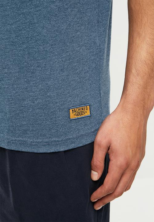 Superdry. - Ss workwear graphic tee - navy marl