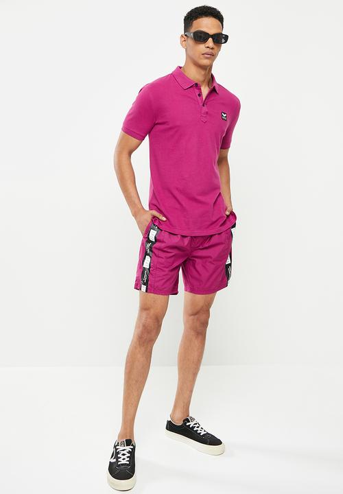 S.P.C.C - Brule regular fit elasticated shorts - orchid