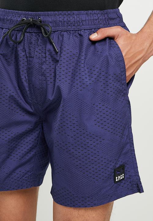 S.P.C.C - Yedlin regular fit elasticated shorts - sodalite blue
