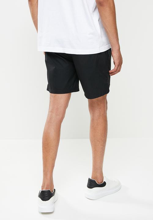 S.P.C.C - Olsen regular fit elasticated shorts - black