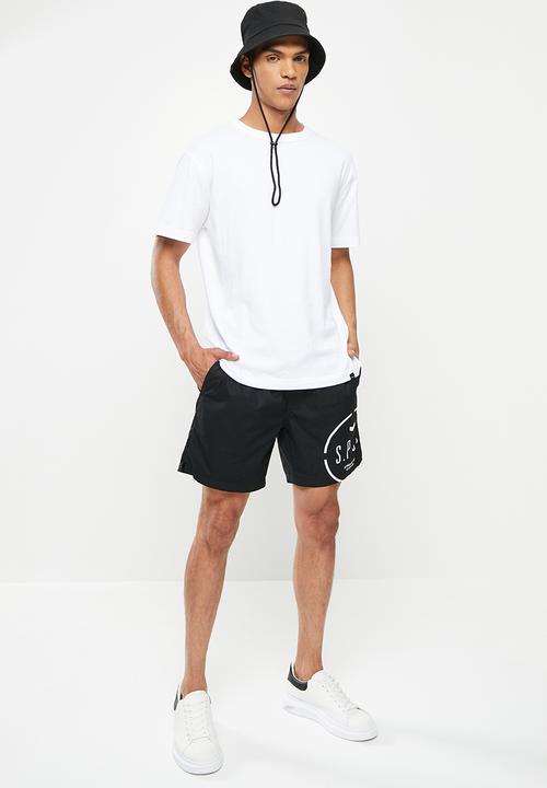 S.P.C.C - Olsen regular fit elasticated shorts - black