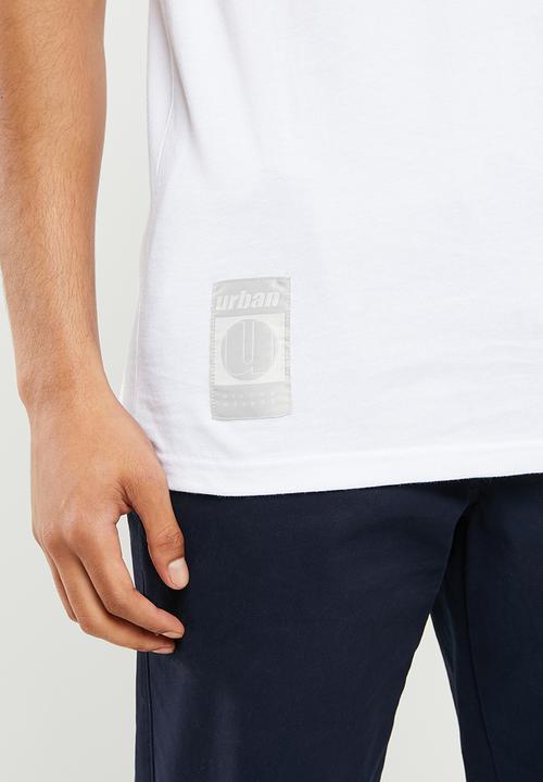 urban° - Oversized printed short sleeve tee - white
