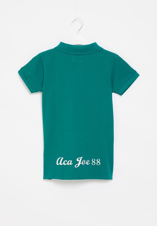 Aca Joe - Girls aca joe foil print golfer - teal