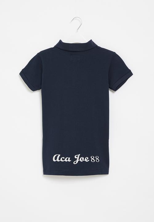 Aca Joe - Girls aca joe foil print golfer - navy
