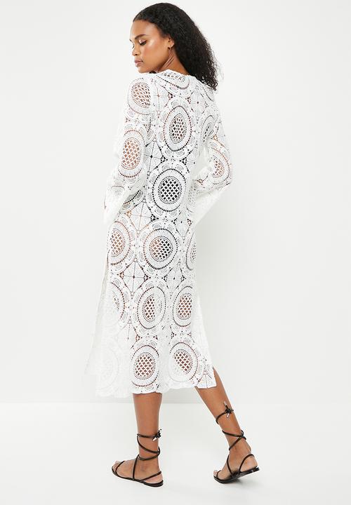 Me&B - Lace kaftan - milk