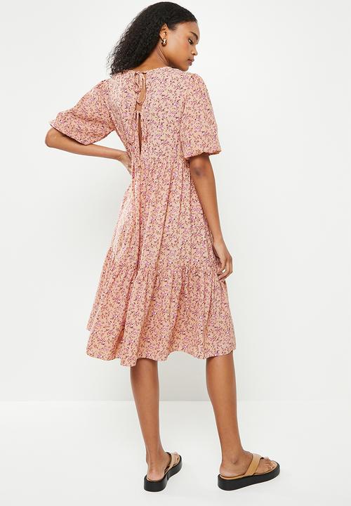 Glamorous - Culpture dress - pink ditsy floral