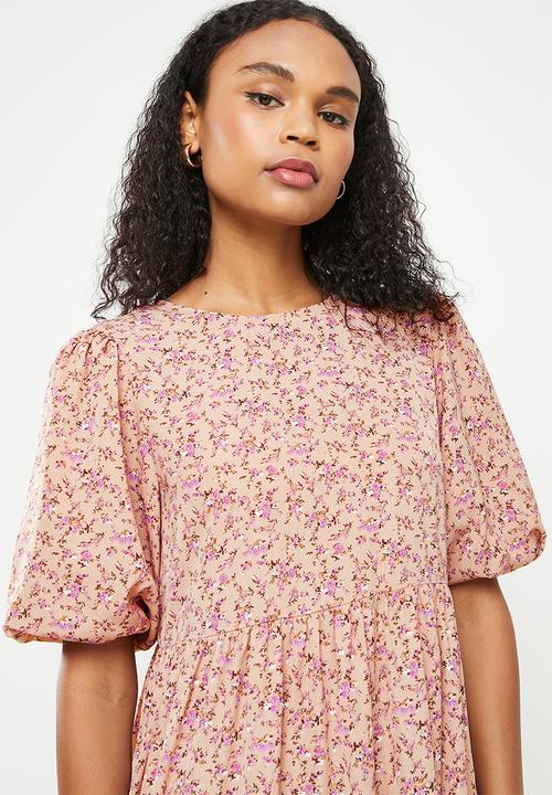 Glamorous - Culpture dress - pink ditsy floral