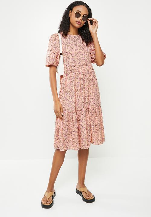 Glamorous - Culpture dress - pink ditsy floral