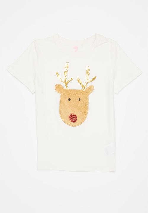 Cotton On - Girls multipack stevie short sleeve tee 3 pack - cute christmas bundle
