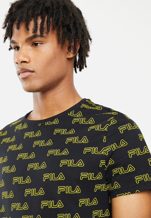FILA - Amoro aop short sleeve tee - black