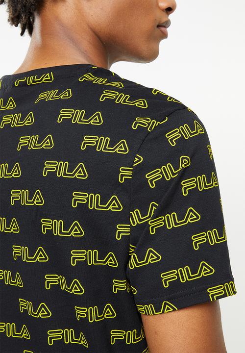 FILA - Amoro aop short sleeve tee - black