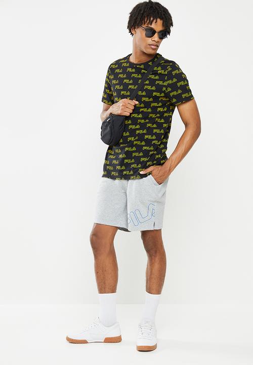 FILA - Amoro aop short sleeve tee - black