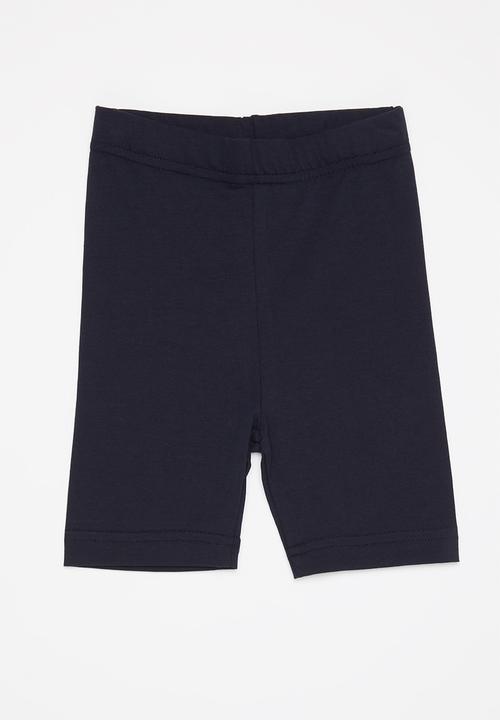 Pop Candy - Younger girls 2 pack cycling shorts - navy & pink
