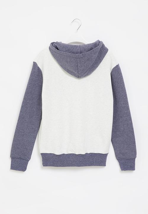 Billabong  - Boys speedzone hood - blue & grey 