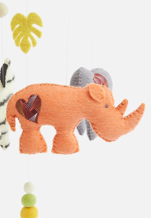 Skaapie - Into the wild felt mobile - multi