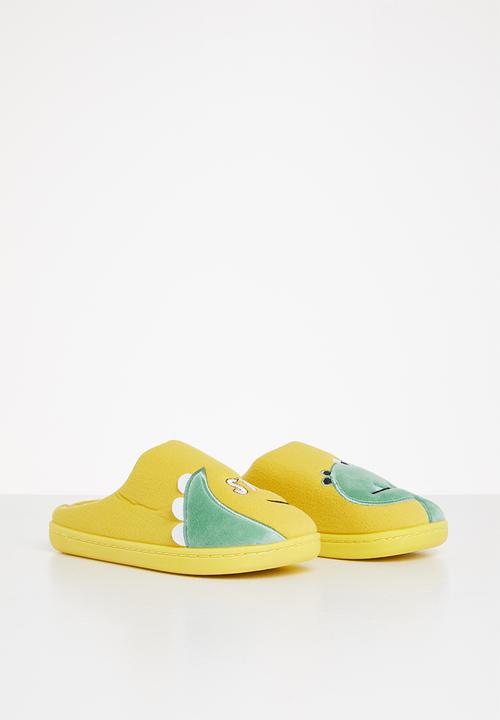 Pop Candy - Dino slipper - yellow