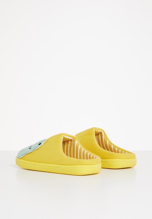 Pop Candy - Dino slipper - yellow