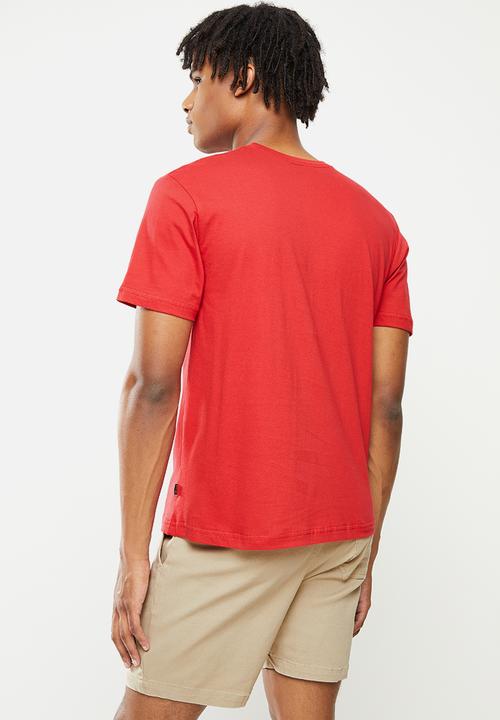 Rip Curl - Topography tee  - red