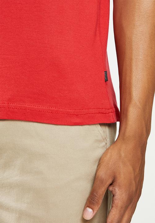Rip Curl - Topography tee  - red