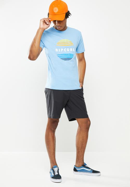 Rip Curl - Surf revival circle tee - light-blue