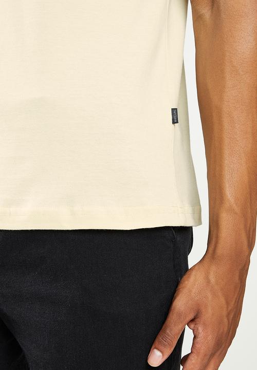 Rip Curl - Mammas split tee  - ecru