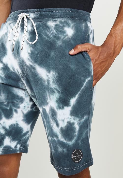 Rip Curl - Summer tie dye walkshorts - black