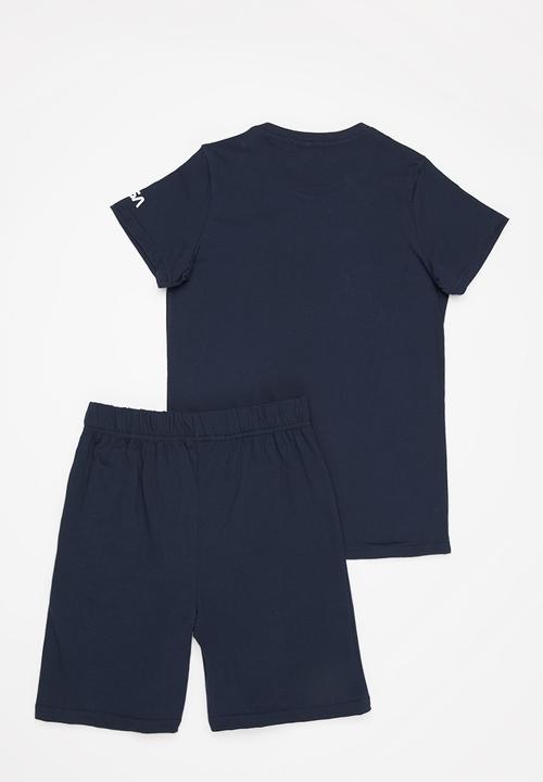 Superbalist - NASA tee & shorts pj set - navy