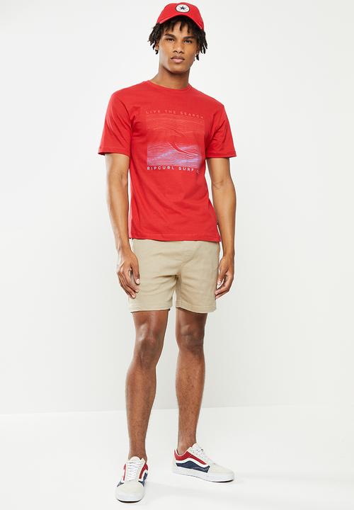 Rip Curl - Badge stamp volley - khaki