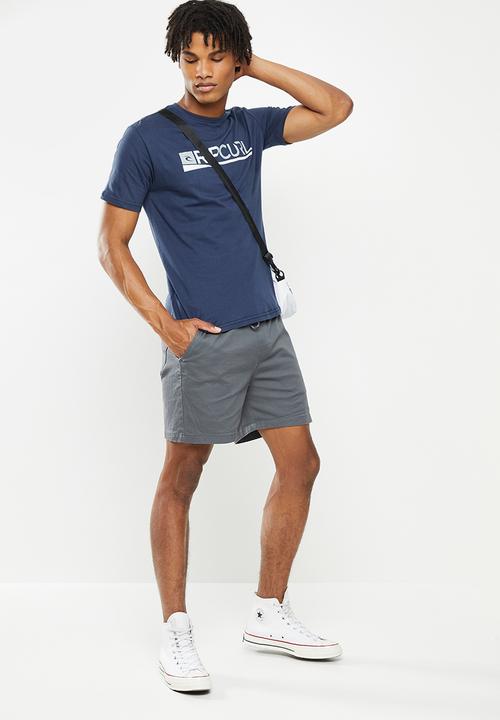 Rip Curl - Badge stamp volley  - dark-grey