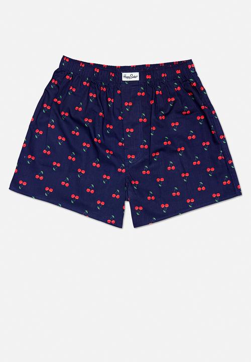 Happy Socks - Cherry boxer - navy