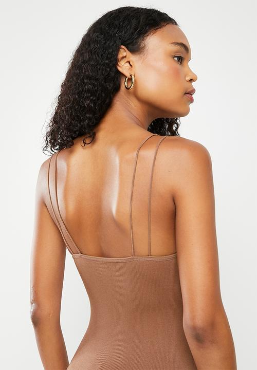 KANGOL - Rib bodysuit - chocolate