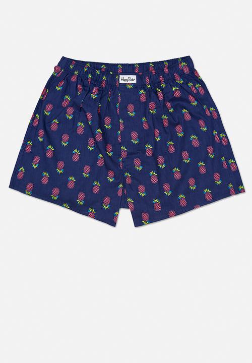 Happy Socks - Pineapple boxer - blue