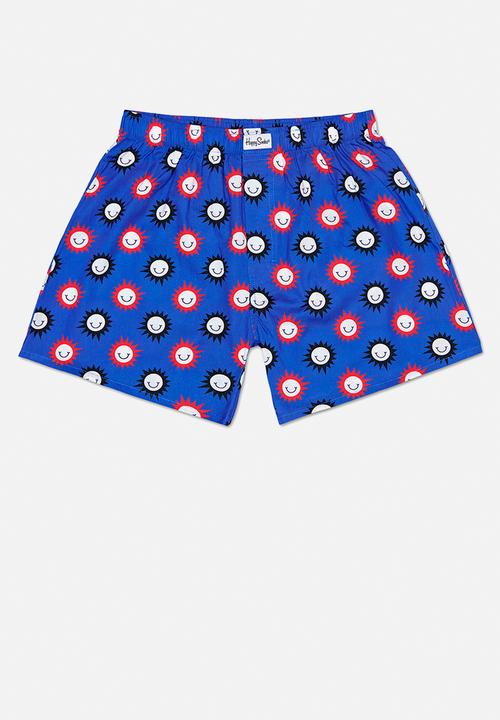 Happy Socks - Sunny smile boxer - blue