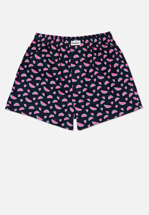 Happy Socks - Watermelon boxer - black