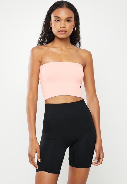 KANGOL - 2 Pack sleeveless longline  bandeau - summer pink & black