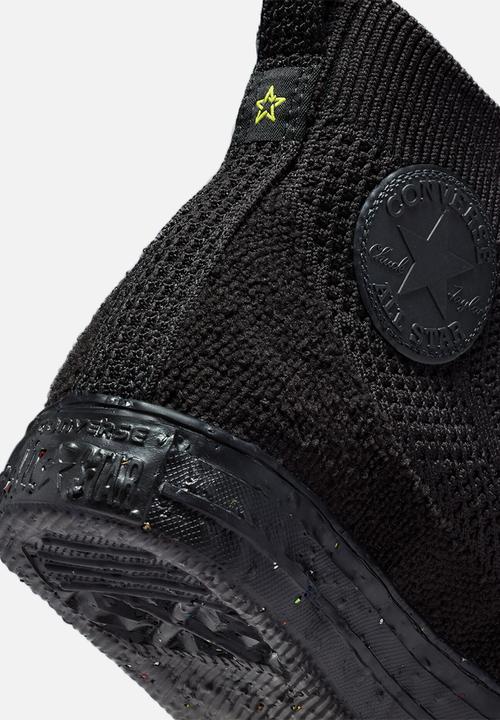 Converse - Chuck taylor all star crater knit - black/black/lime twist