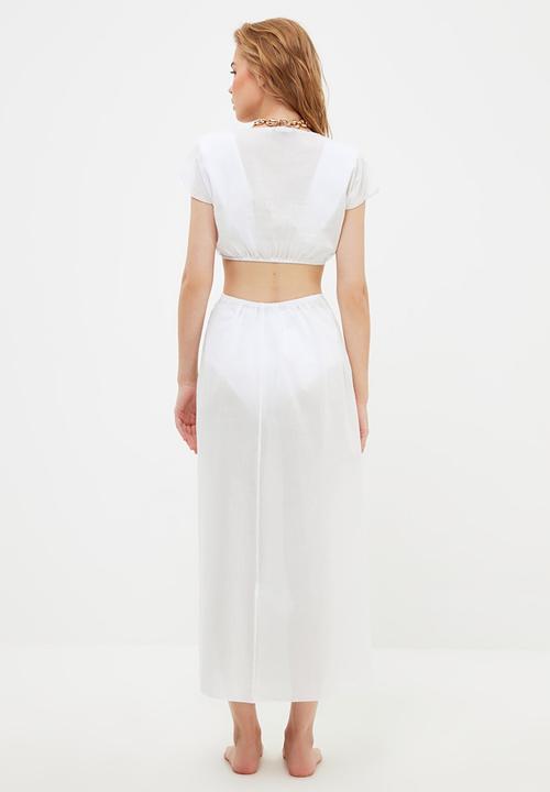 Trendyol - Voile bottom-top set - white