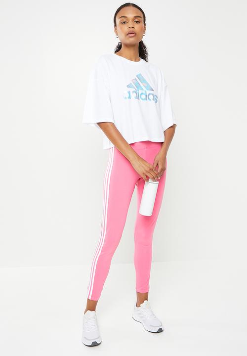 adidas Performance - Perfomance crop tee - white
