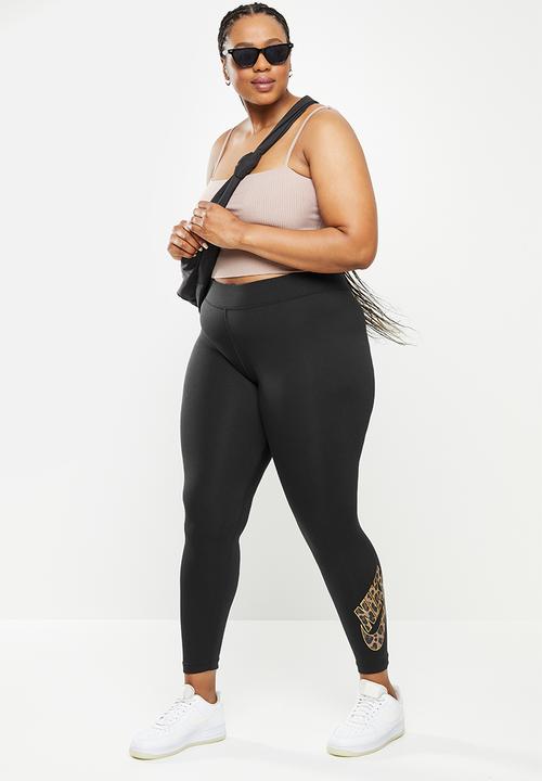 Nike - Curve w nsw gx prnt mr lggng ftra - black